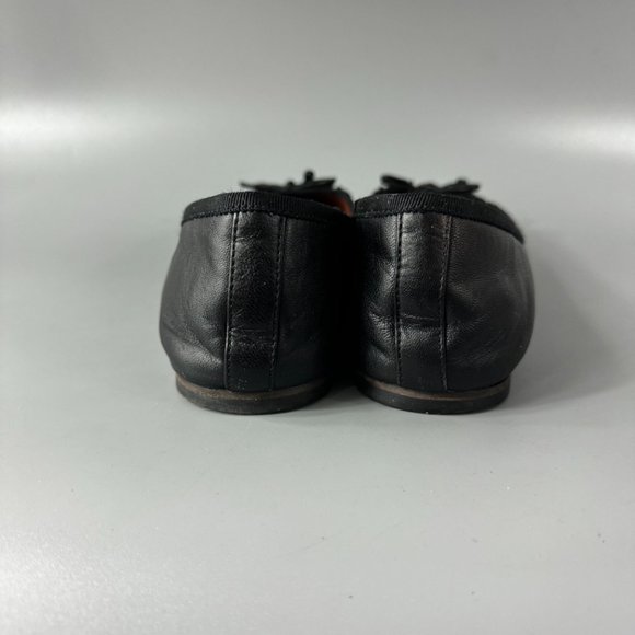 Coach Tea Rose Lola Ballet, Black, Size US 7 - Picture 6 of 14